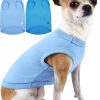 Dog Shirt,Combed Cotton T-Shirts,Soft Cool Boy Girl Tee for Small Dogs Kitty Puppy Chihuahua,Grey Striped S