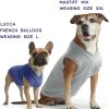 Casual Stretch Comfort Cotton Dog Sweatshirt Sweater Vest for Small Dogs, Medium Dogs, Big Dogs (X-Small, Royal Blue)