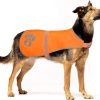 Reflective Safety Dog Vest, High Visibility Keep Dogs Visible Outdoor Activity Day and Night, Hunting and Walking, Dog Jacket for Small Medium and Large Dogs (Blaze Orange, L)