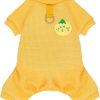 Dog Small Dog Shirt Pjs Soft Cotton Puppy Clothes Cute Spring Summer Dog Clothes for Small Dogs Girl Boy Chihuahua Stretchy Dog Onesies for Small Dogs Cats Jumpsuit Outfits