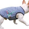 Dog Cooling Shirts Dog Summer Clothes for Small Medium Dogs and Cats, French Bulldogs Clothes Stretchy Summer Dog Clothes Dog Shirts for Small Medium Dogs, Sleeveless Planet Pattern