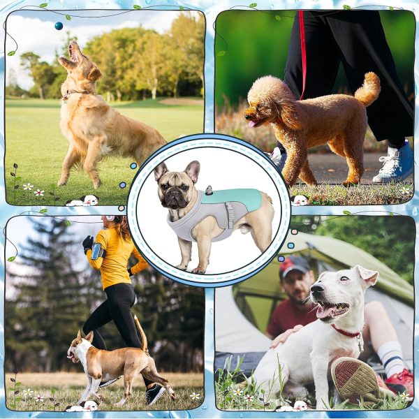 Dog Cooling Vest Dog Harness Cooler Jacket with Portable Water Bottle, for Walking Dog, Outdoor Camping and Hunting Training.(XXL)