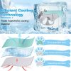 Dog Cooling Vest Dog Harness Cooler Jacket with Portable Water Bottle, for Walking Dog, Outdoor Camping and Hunting Training.(XXL)