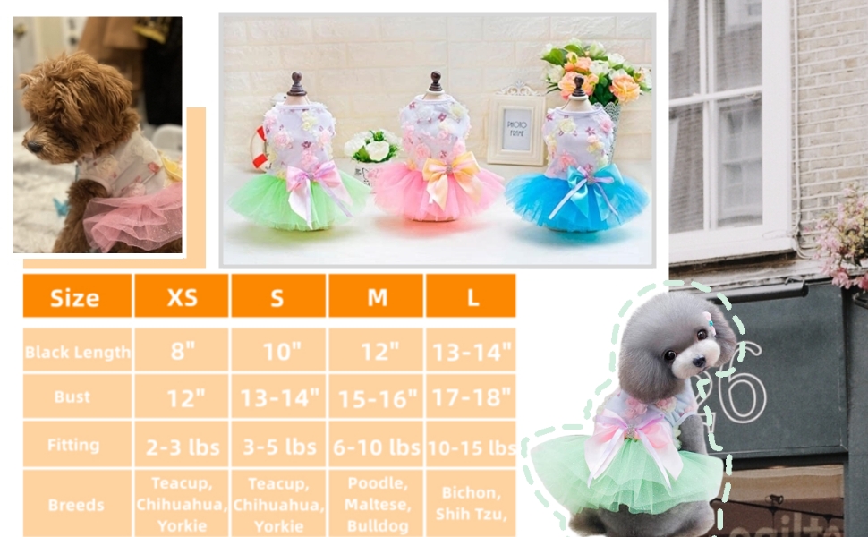 dog dress for female doggie